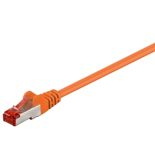 Goobay Netværkskabel CAT 6, S/FTP (PiMF), orange, 3 m