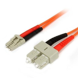 StarTech.com 3 m 62,5/125 multiläges Duplex-fiberpatchkabel LC - SC, 3 m, OM1, LC, SC