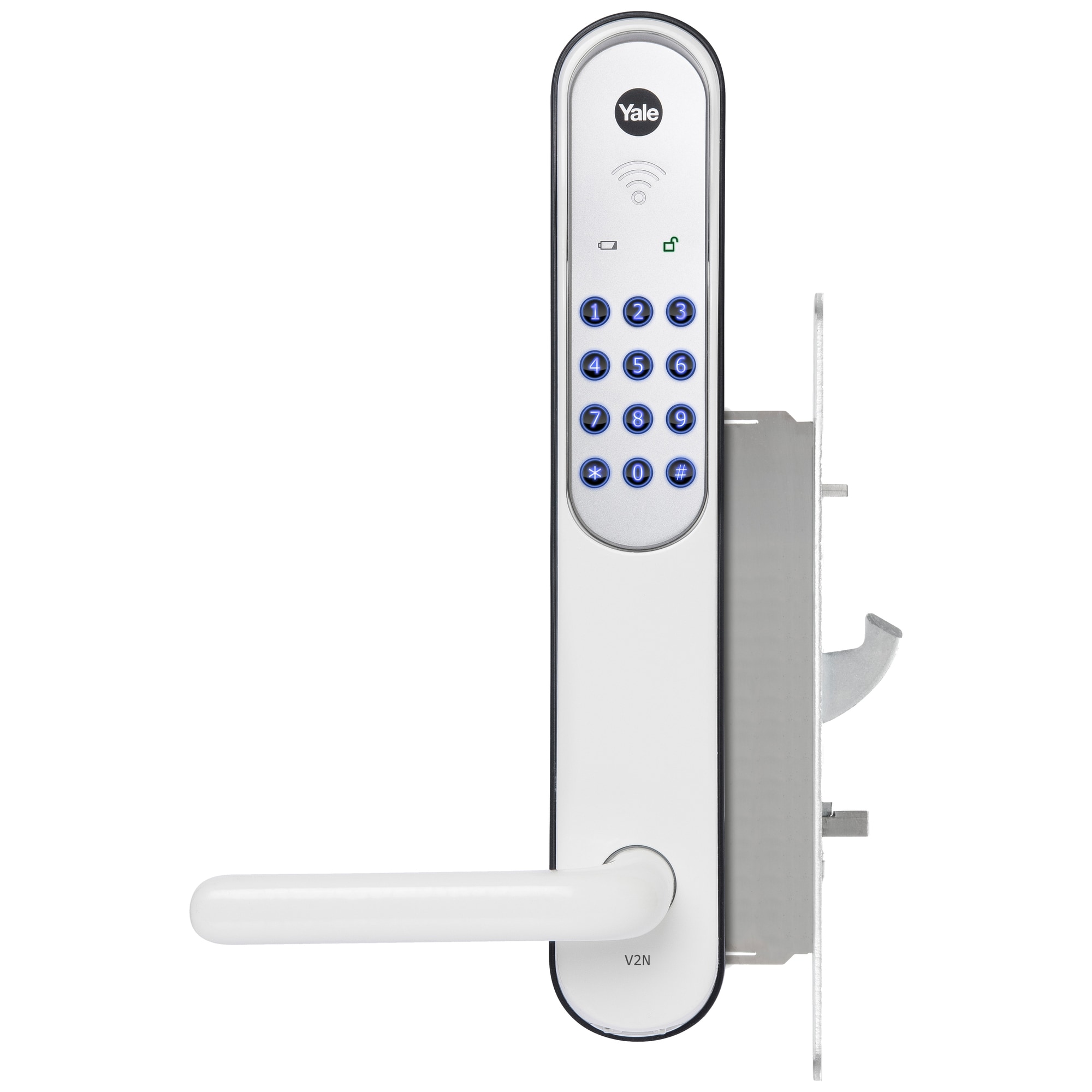 Yale Doorman V2N digital lås (hvid) - Alle smarte produkter - Elgiganten