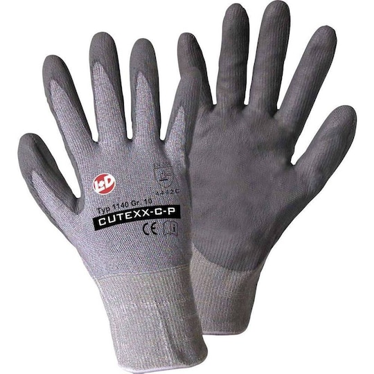 L+D CUTEXX-C-P 1140-11 Nylon Skærebeskyttelseshandske Størrelse (handsker):  11, XXL EN 388 CAT II 1 Paar | Elgiganten