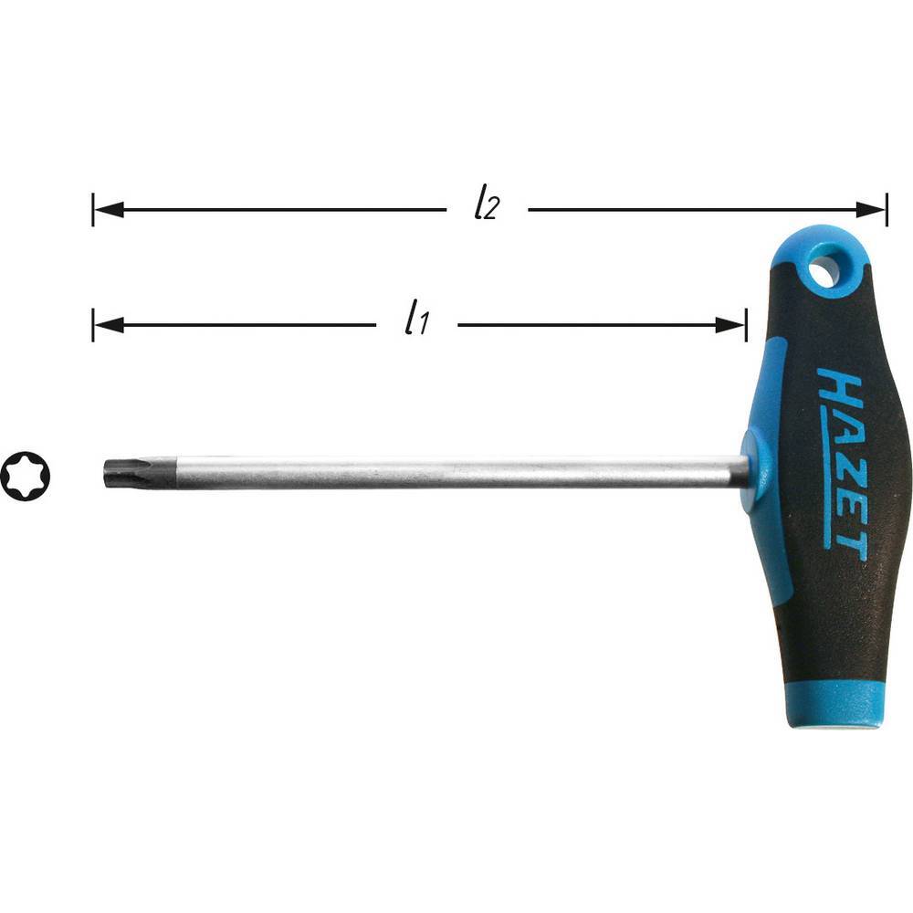 Hazet Værksted Torx-skruetrækker Størrelse T 25 Klinge-længde: 110 mm |  Elgiganten