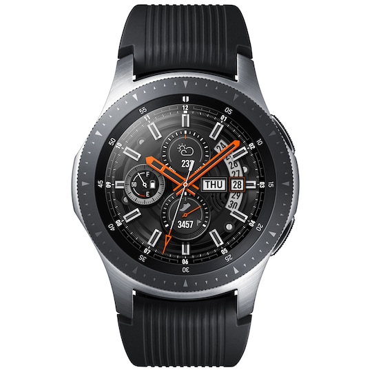 Samsung Galaxy Watch 46 mm 4G smartwatch (sølv) | Elgiganten