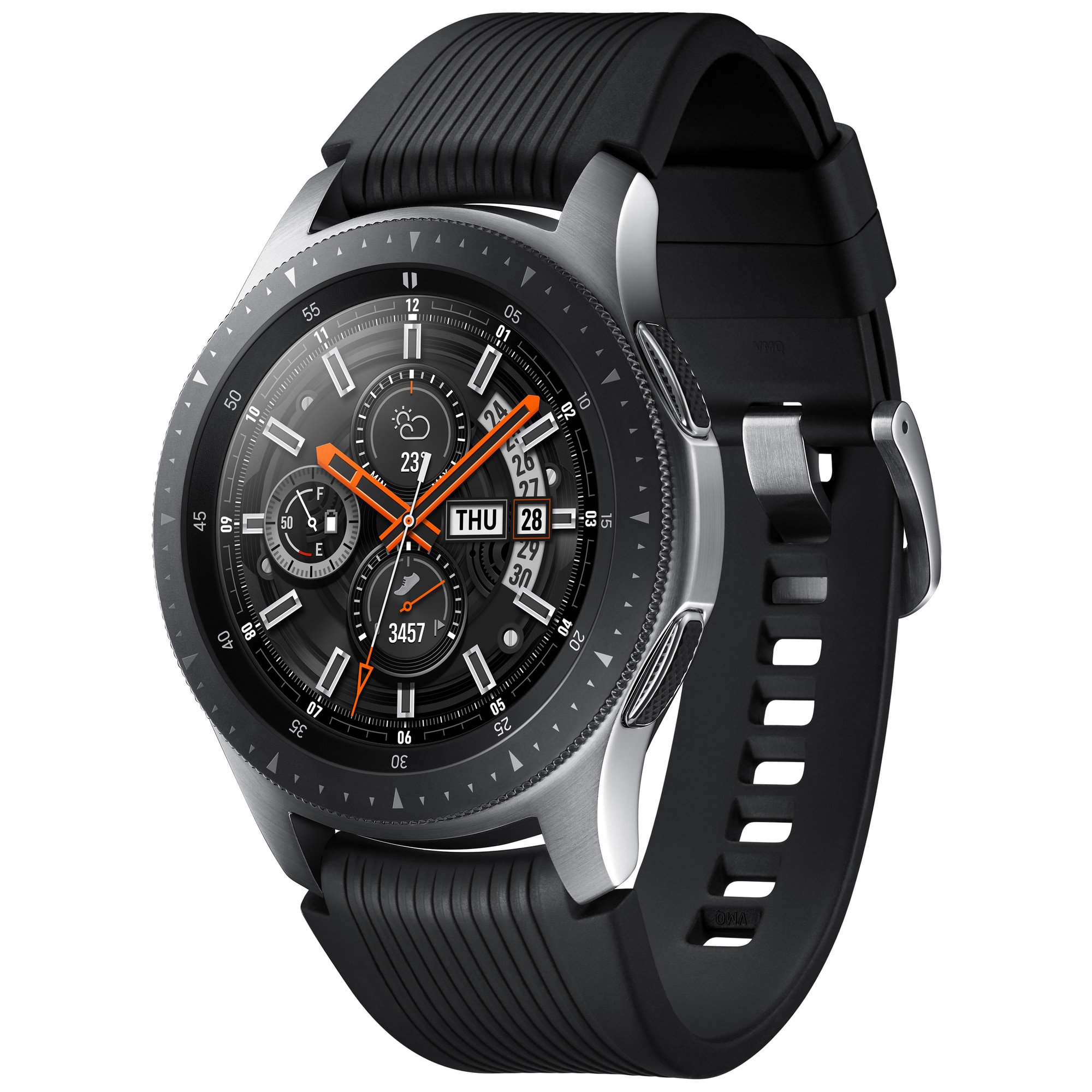 Samsung Watch 46 mm 4G smartwatch (sølv) | Elgiganten