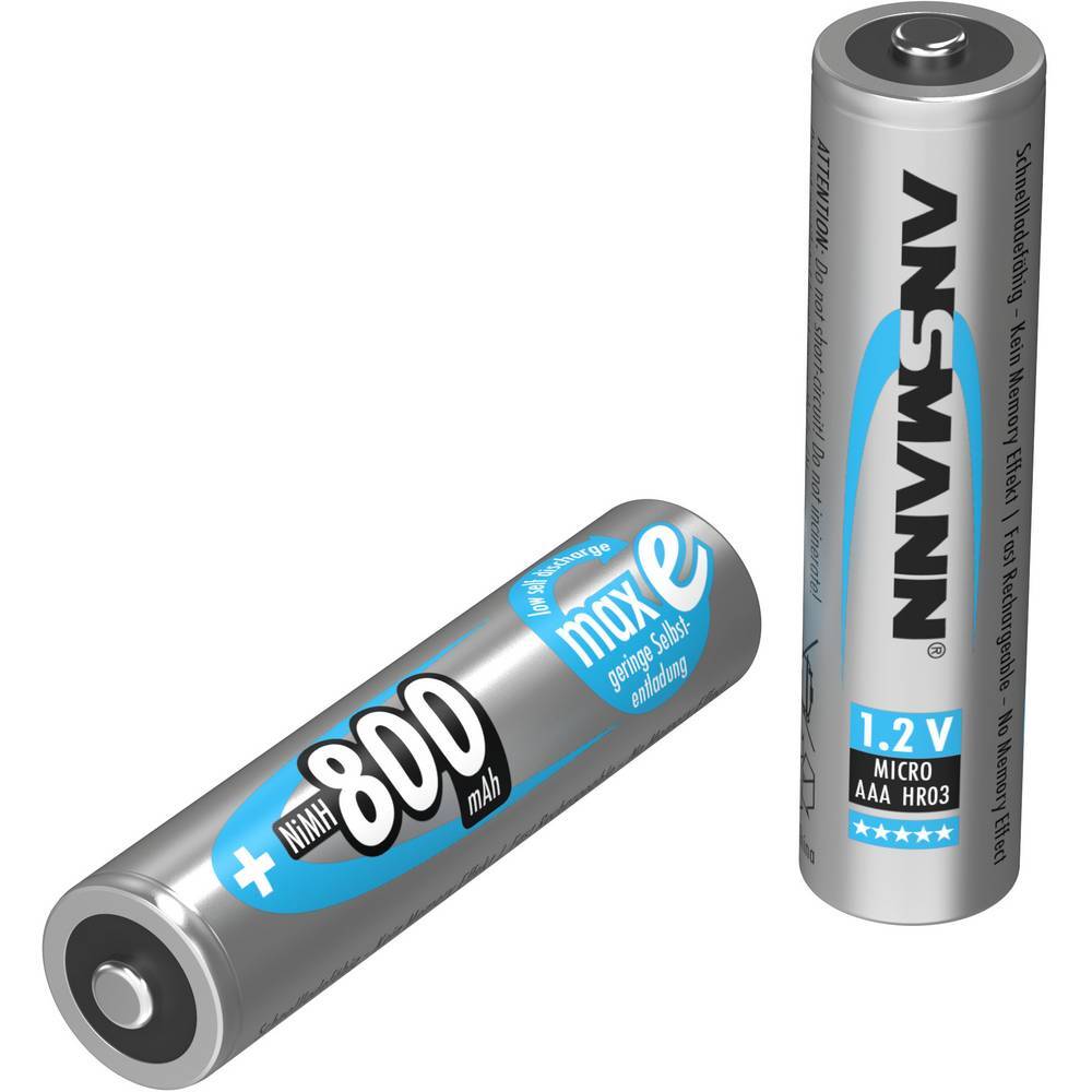 Genopladeligt AAA-batteri NiMH 1 stk 800 mAh Ansmann | Elgiganten