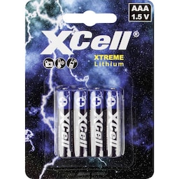 XCell 145874 AAA-batteri 4 stk