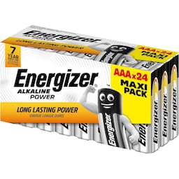 Energizer E303271700 AAA-batteri 24 stk