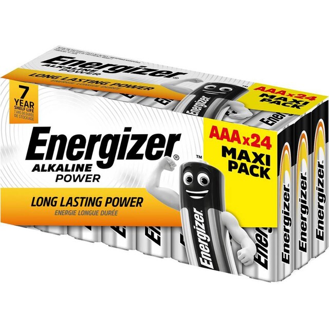 Energizer E303271700 AAA-batteri 24 stk