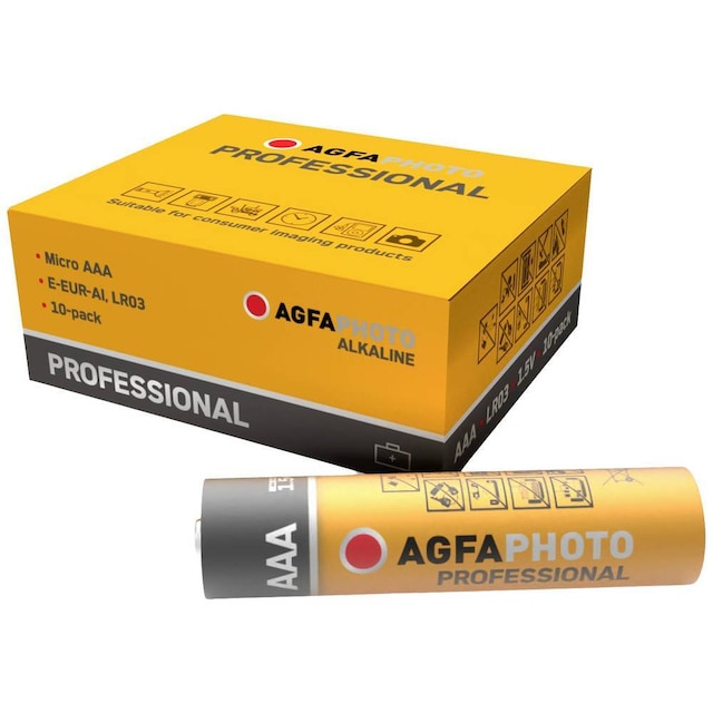 AgfaPhoto 110-853468 AAA-batteri 10 stk