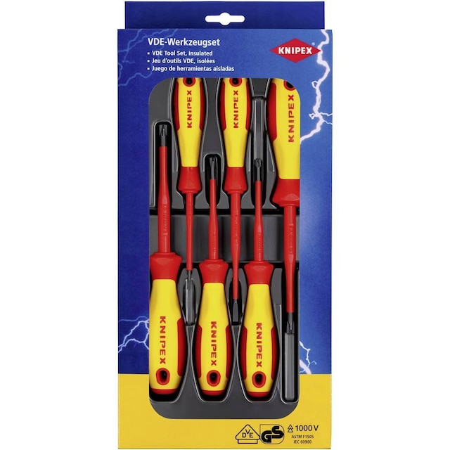 Knipex 00 20 12 V05 Skruetrækker-sæt 1 stk