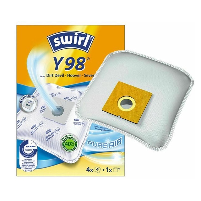 Swirl Y98 Dammsugarpåse 4-pack + 1 filter SP1705098