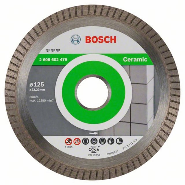 Bosch Accessories 2608602479 Diamantskæreskive Diameter 125 mm 1 stk