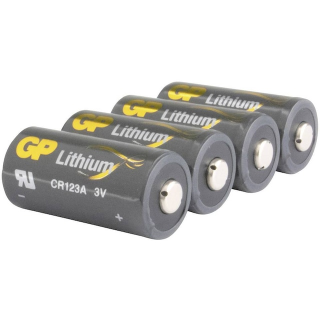 GP Batteries 070CR123AEC4 Fotobatteri 4 stk
