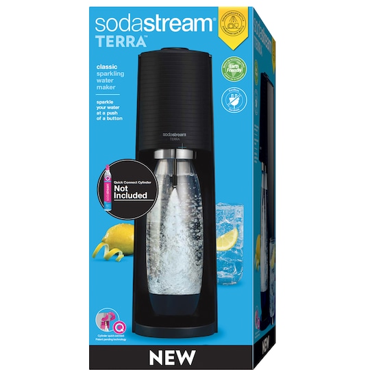 SodaStream Terra sodavandsmaskine SS1012801771 (sort) | Elgiganten