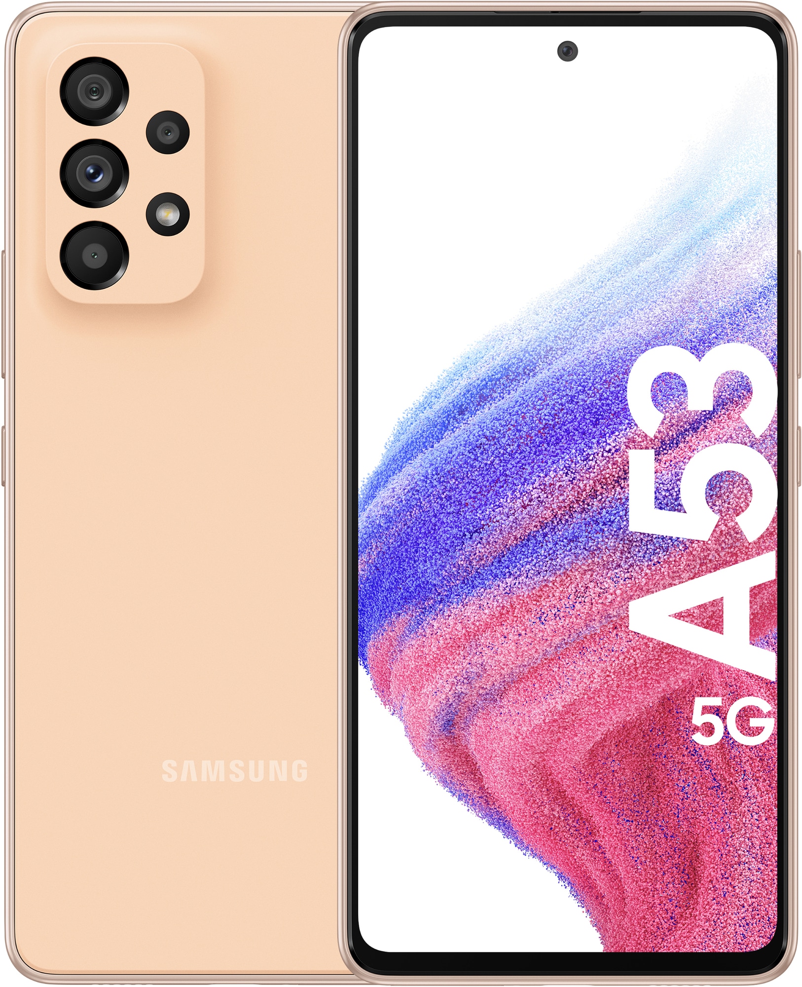 Samsung Galaxy A53 5G smartphone 6/128GB (Peach) | Elgiganten