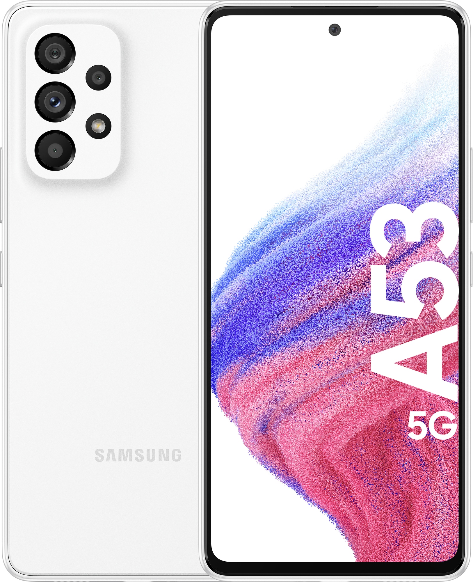 Samsung Galaxy A53 5G smartphone 8/256GB (hvid) | Elgiganten