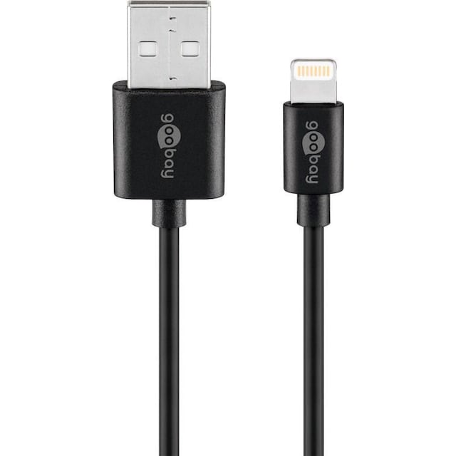 Goobay Lightning USB-opladnings- og synkroniseringskabel