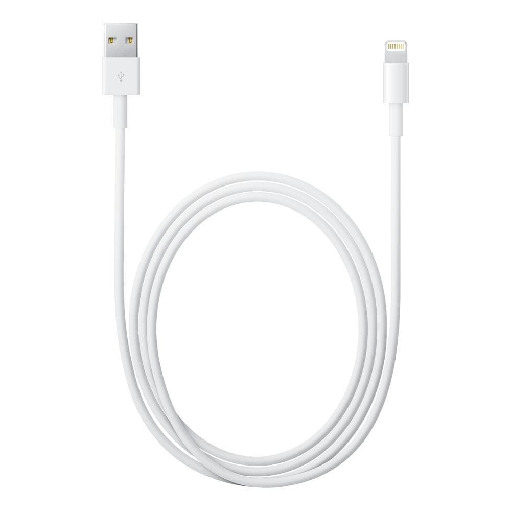 Apple Lightning kabel, USB til Lightning, 2m, hvid | Elgiganten