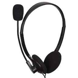 Gembird Stereo headset MHS-123 3,5 mm lydstik, Sort, Indbygget mikrofon
