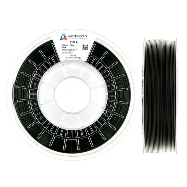 ADDNORTH E-PLA 1.75mm 750g  Black