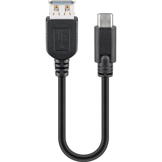 Synkroniser & oplad superhastighed USB-C™ til USB A 3.0 forlænger ledning |  Elgiganten