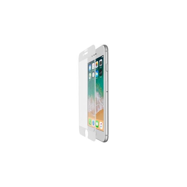 iPhone 8/7/6/6S Tempered Curve White Screen Protector