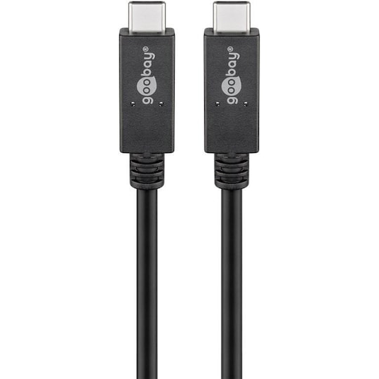 USB-C™-kabel USB 3.2 generation 2x2, 5 A, svart | Elgiganten