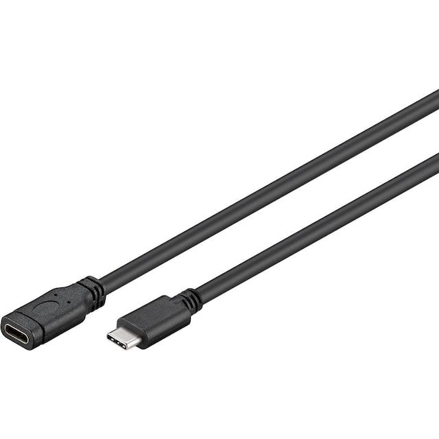 Goobay USB-C™ forlængelse USB 3.1 Generation 1, sort