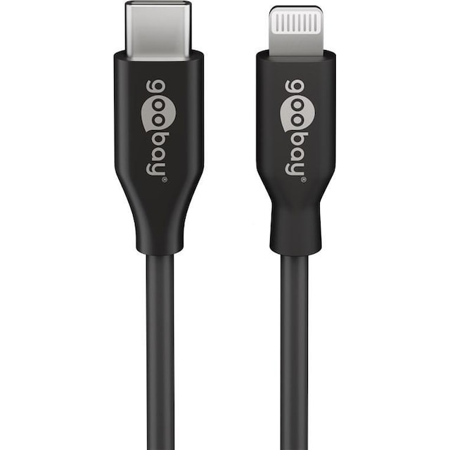 Goobay 39447 Lightning - USB-C"" USB charging and sync cable Goobay USB C, Apple Lightnin male (8-pin)