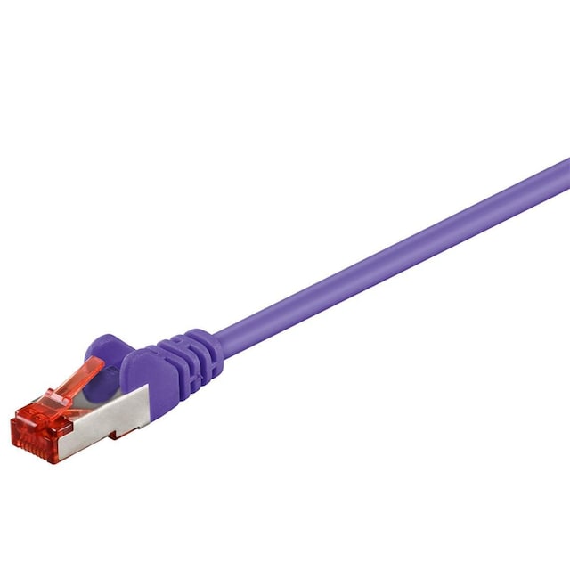 Goobay Netværkskabel CAT 6, S/FTP (PiMF), violet, 1,5 m