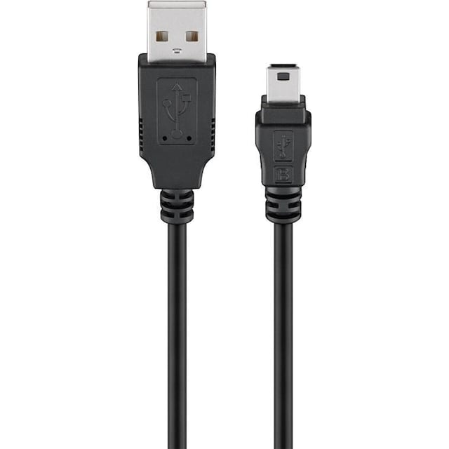 Goobay USB 2.0 Hi-Speed-kabel, sort