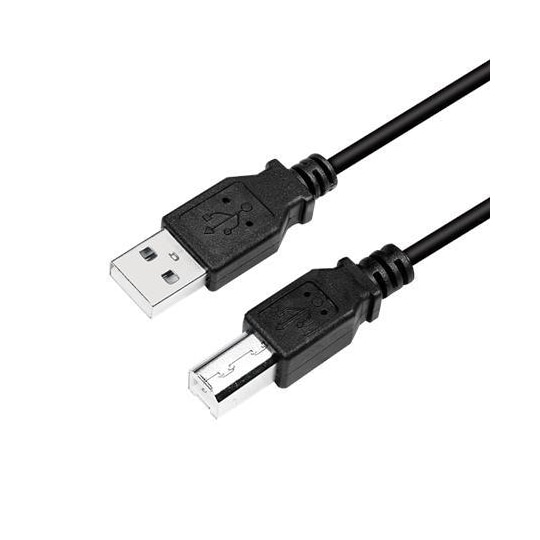 Logilink USB-kabel USB 2.0 A til B 2x han CU0009B 5 m, USB-A han, USB-B han  | Elgiganten