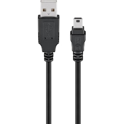 USB 2.0 höghastighetskabel,svart
