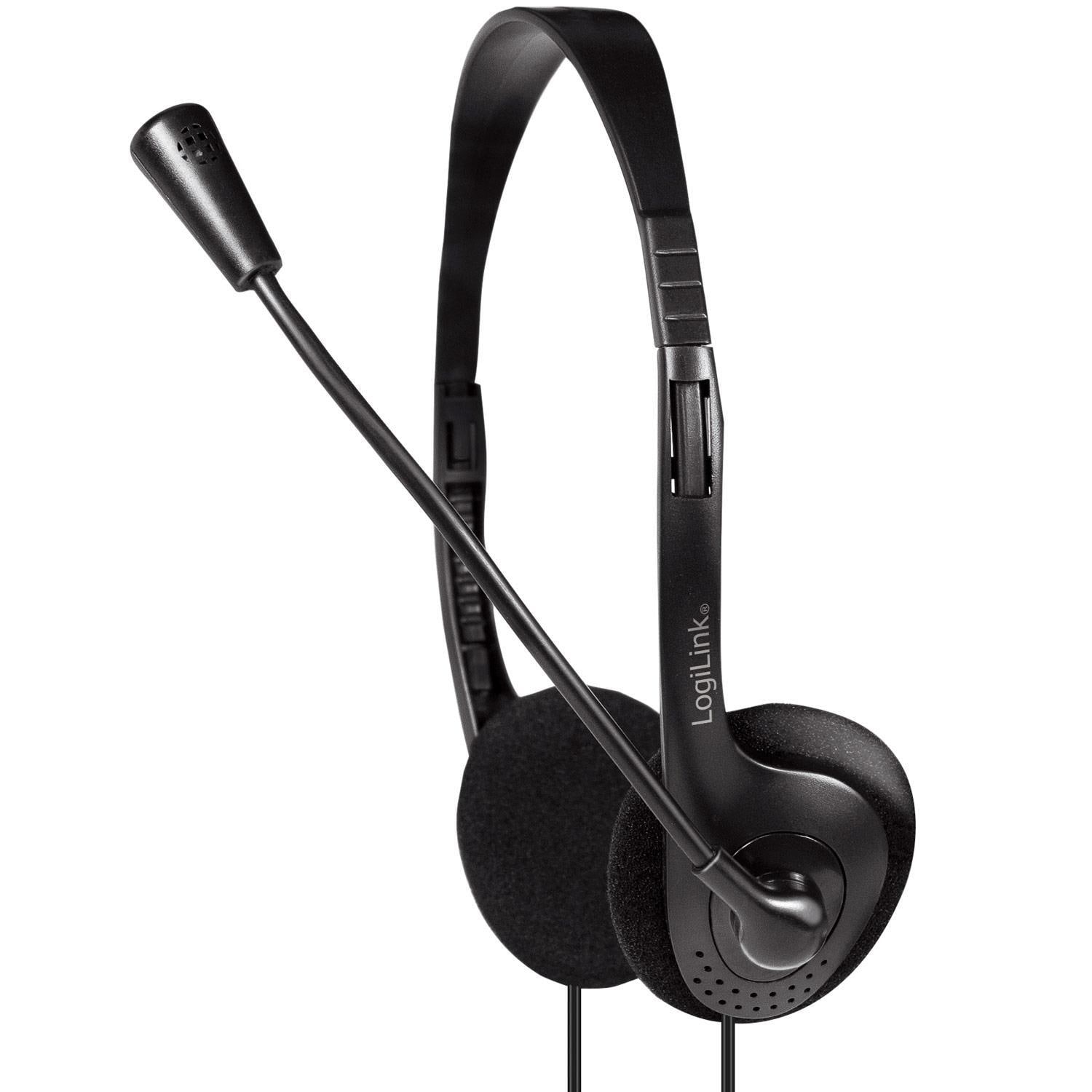 PC headset Stereo med mikrofon 1x3,5mm stik | Elgiganten