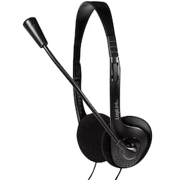 PC headset Stereo med mikrofon 2x3,5mm stik