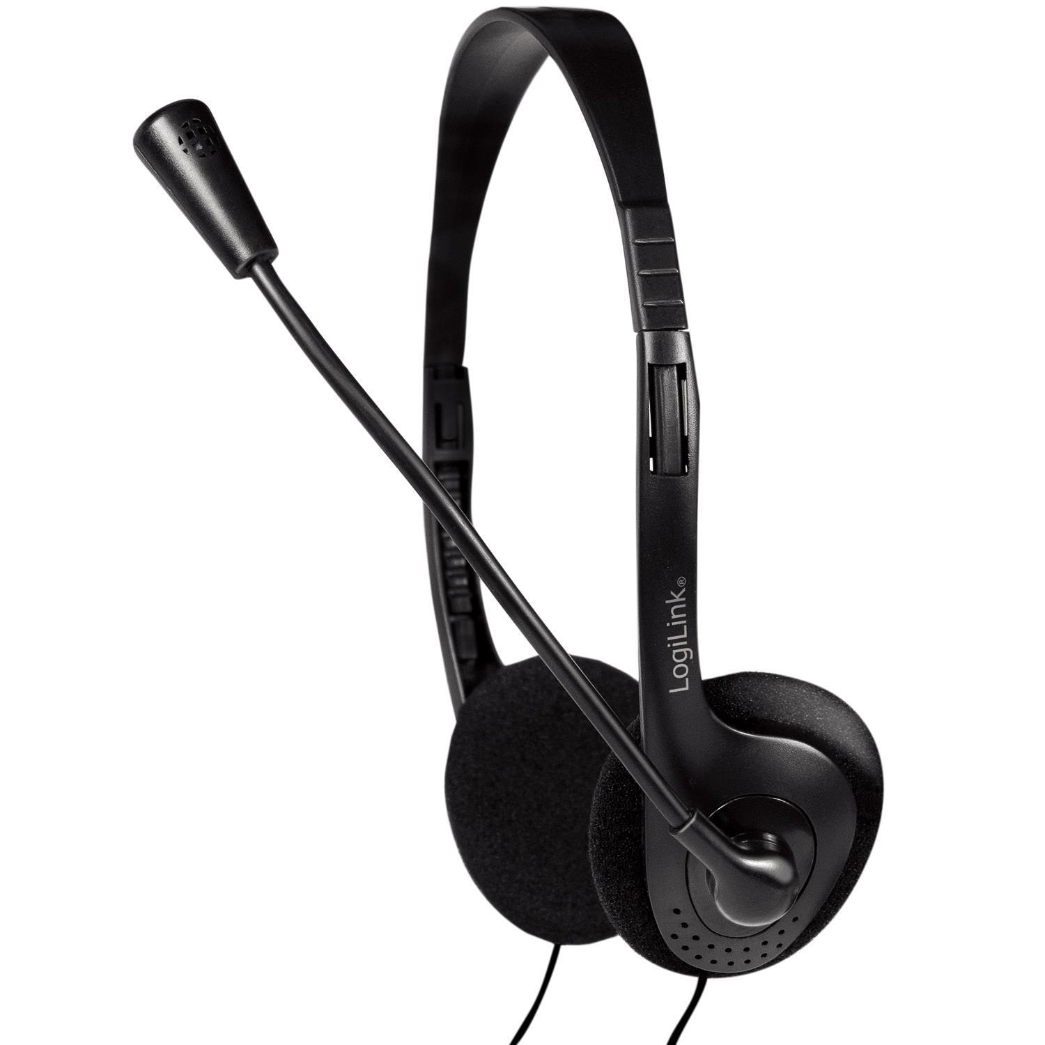 PC headset Stereo med mikrofon 2x3,5mm stik | Elgiganten