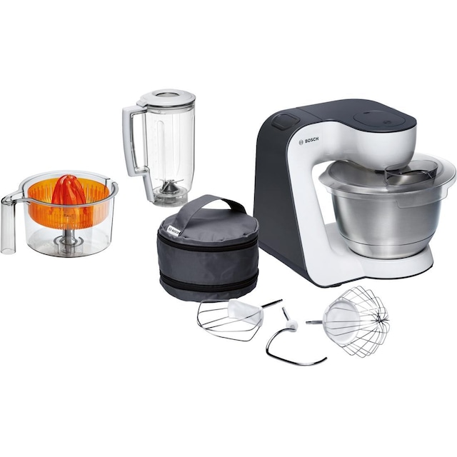 Bosch MUM5 Start Line universal Orange, sølv, Tran, 800 W, blender, knapper