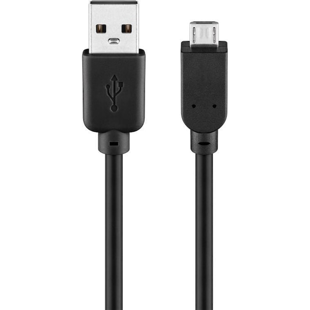 Goobay USB 2.0 Hi-Speed-kabel, sort