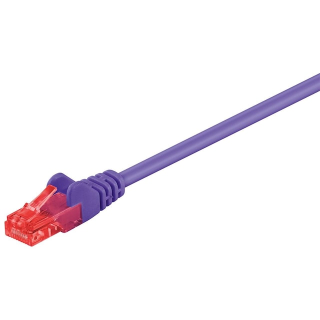 Goobay Netværkskabel CAT 6, U/UTP, violet