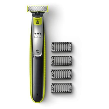Philips OneBlade barbermaskine og styler QP2530/20 Garanti 24 måneder, vådt  brug, Genopladeligt, Opladningstid 4 timer, Langvarigt Li-Ion-batteri,  Batteri, Antal barberhoveder/blade 1, Sort/Grøn | Elgiganten