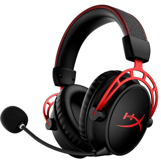 HyperX Cloud Alpha trådløse gaming headset (rød/sort) | Elgiganten