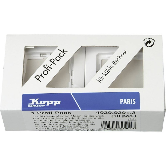 Kopp 402002013 Ramme Enkel Paris Hvid