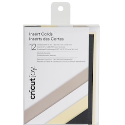 Cricut Joy A2 Neutrals indstikskort (12-pak)