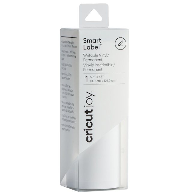 Cricut Joy Smart Labels 14x122cm 1-pak (hvid)