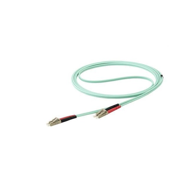 StarTech.com 10 m OM4 LC till LC-multiläge duplex fiberoptisk patchkabel, 10 m,