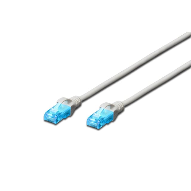 Digitus Patch Cord CAT 5e U-UTP, PVC AWG 26/7, 5 m Grå