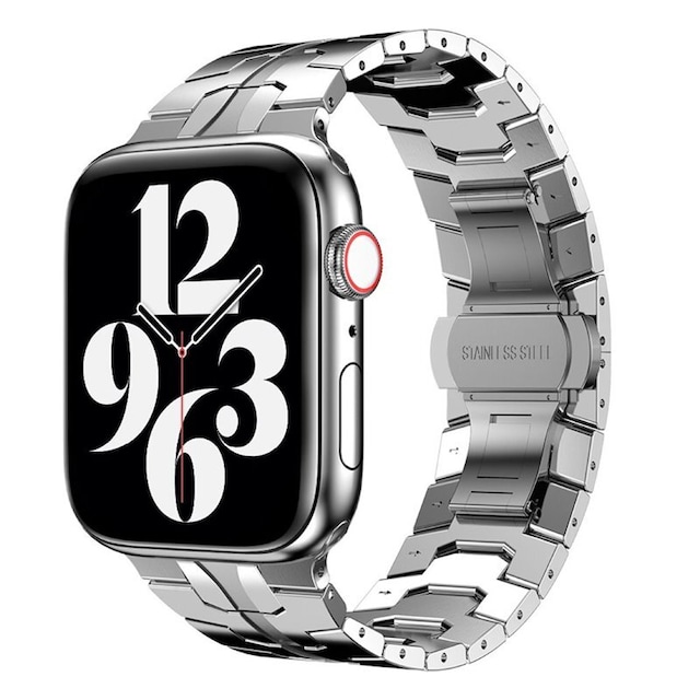 Iron Man Rustfrit Stål Armbånd Apple Watch 5 (44mm) - Sølv