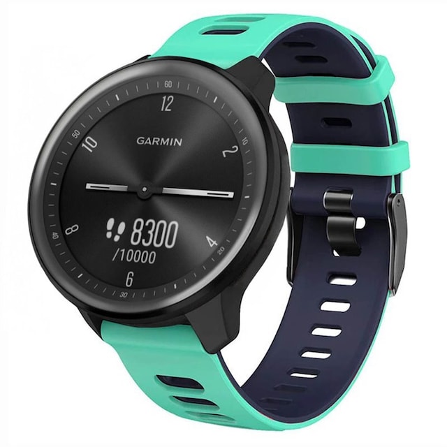 Twin Sport Armband Garmin Vivomove Sport - Mint/Blå