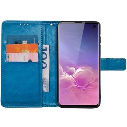 Wallet cover 3-kort Samsung Galaxy S10 - Lyseblå