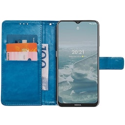 Wallet cover 3-kort Nokia G20 - Lyseblå