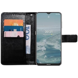 Wallet cover 3-kort Nokia G20 - Sort